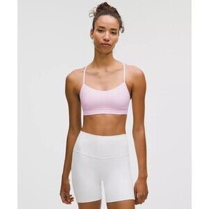 Lululemon Flow Y Bra Nulu Light Support Light Pink- Size A-C Cups